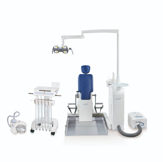 Comfortable rehabilitation dental unit